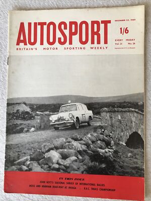 Autosport 23 December 1960 Moss Brabham Nassau speed week Rally review