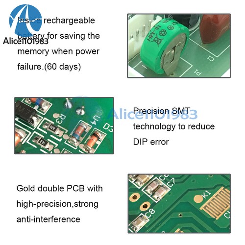 DC 12V 24V AC 110V CN101S Timer Switch Controller Automatic Cycle Timing Switch - Picture 88 of 108