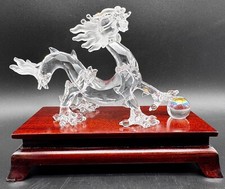 ⚜️ Swarovski Drache auf Holzsockel OVP und Zertifikat ⚜️