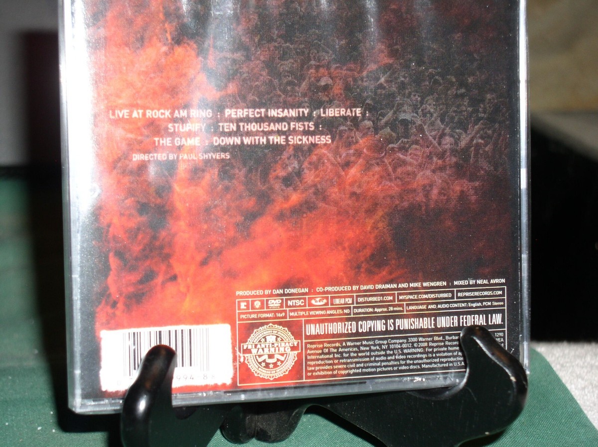 DISTURBED ~~ INDESTRUCTIBLE IN GERMANY DVD [PA] (BRAND NEW SEALED