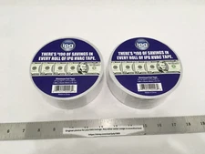 (2) NEW Rolls IPG Aluminum Foil Tape 1.88" x 50yds HVAC Flame Retardant