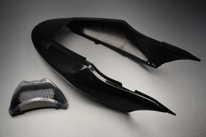 Carrosserie arrière brute avec feu arrière transparent pour Honda CBR 600FI F4I