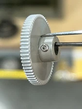 1 PIC DESIGN ALUMINUM SPUR GEAR 64 PITCH 64 TEETH 3/16” BORE 1/8” FACE 20 DEG PA