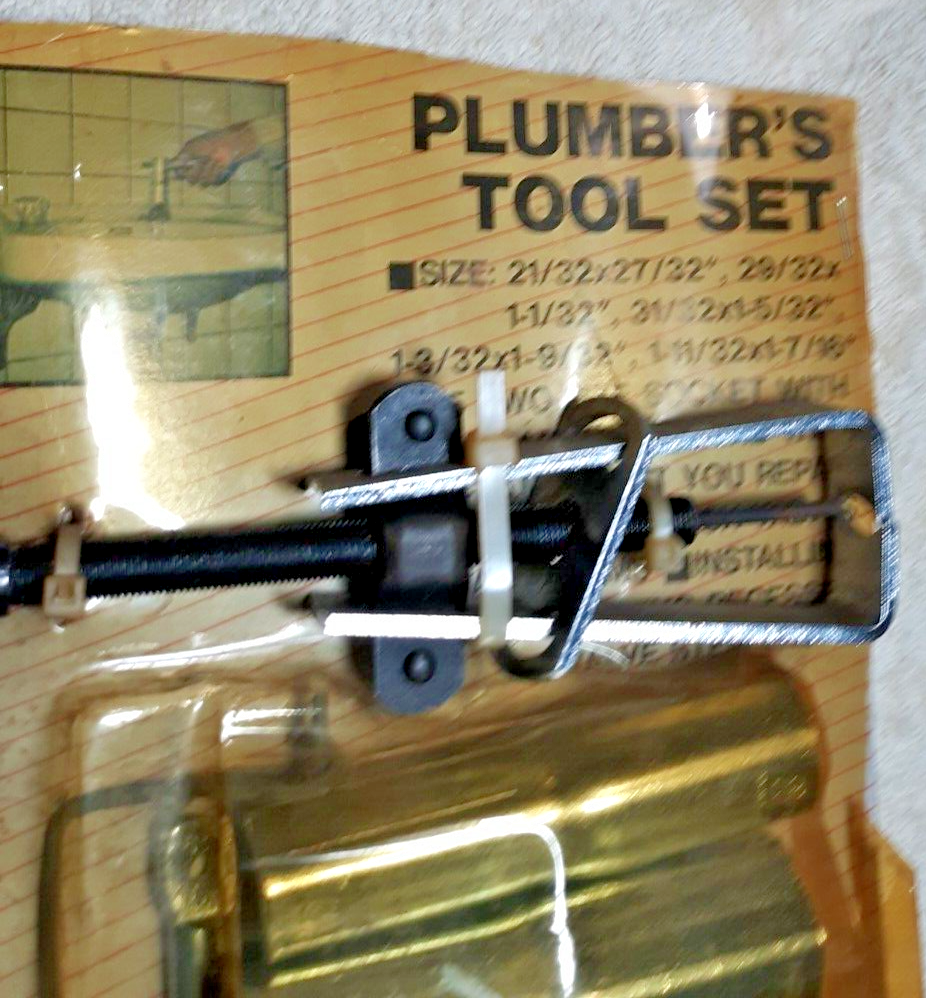 Plumbers Socket Set W/Bar Handle Hex SAE Double End Wrenches 5 Piece Hand Tool eBay