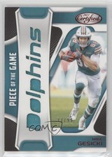 2021 Certified Piece of the Game Relics Red 17/99 Mike Gesicki #POG-MG 0o9k