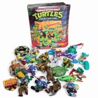 Vintage TMNT Action Figure Lot + Collector Case Accessories 80s 90s Playmates