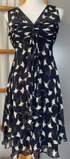 90s Donna Ricco Layered Floral Dress Sz 14 Ruched High Waist V Neck Party City