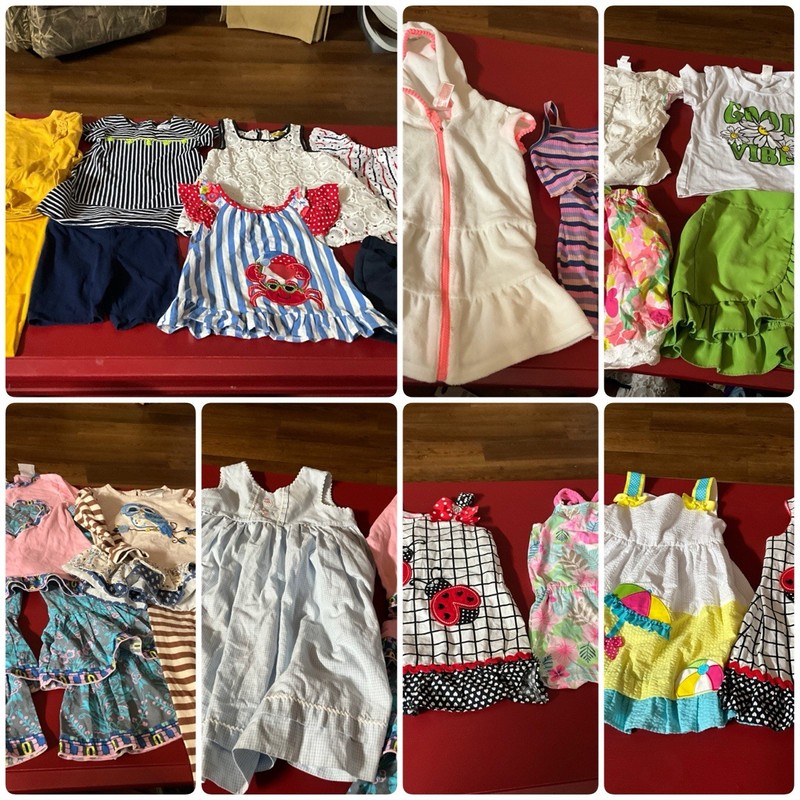 Girls 4/4T 23 Piece Clothing Lot 