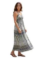 ATHLETA Ikat Print Maxi Dress Halter Back built-in Bra XXS