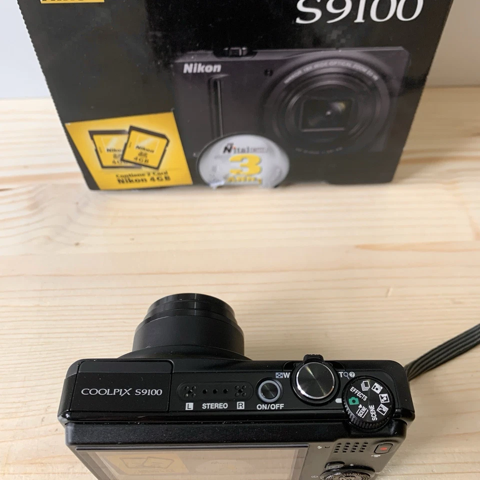 Fotocamera digitale compatta Nikon Coolpix S9100 12.1 MP 18x zoom ottico Full HD - Immagine 4 di 4