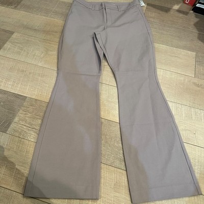 OLD NAVY WOMENS PIXIE FLARE HIGH RISE SIZE 12 LAVENDER PANTS NEW