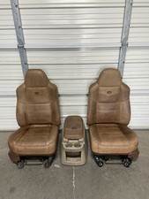 1999-2010 Ford F250 F350 F450 Super Duty King Ranch Front Seats Console Nice