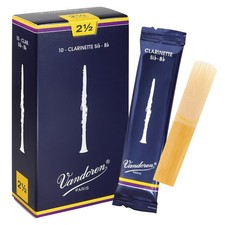 CR1025 Bb Clarinet Traditional Reeds Strength 2.5 Box of 10