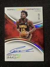 2024-25 Panini Immaculate Clint Capela Sophisticated Signatures Auto Gold 07/10