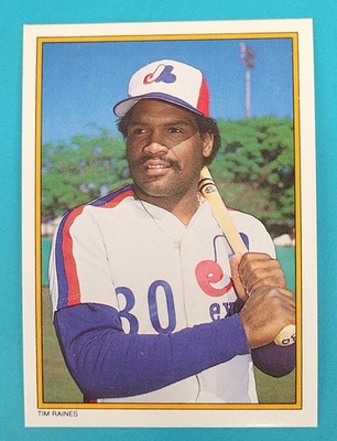 1987 Topps All-Star Set Collector's Edition-Glossy #48 Tim Raines Card L7