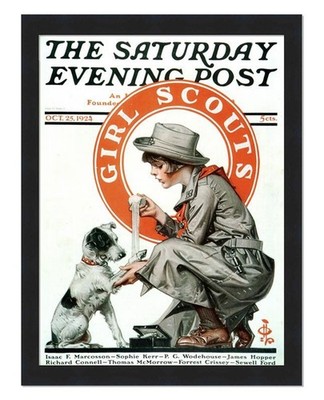 Saturday Evening Post Magazine For Frame ? Fits Magazine Size 10.75x13.75