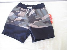 Toddler Boys Wonder Nation Camouflage Swim Trunks Size XS 4-5 NWT