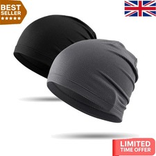 Unisex 3D Mesh Cooling Skull Caps - Lightweight Beanie for Workout & Cycling