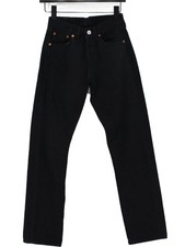 Pantalones de mezclilla para hombre Levi’s S negros 100 % algodón rectos