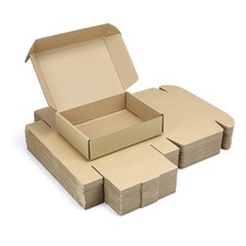 BJADE'S Shipping Boxes 10x10x2 Inches,25 Pack Medium Corrugated Cardboard