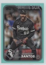 2024 Topps Series 1 Aqua Gregory Santos #276 15mc