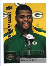 B.J. Raji 2009 Upper Deck Rookie Exclusives #21 - Green Bay Packers RC
