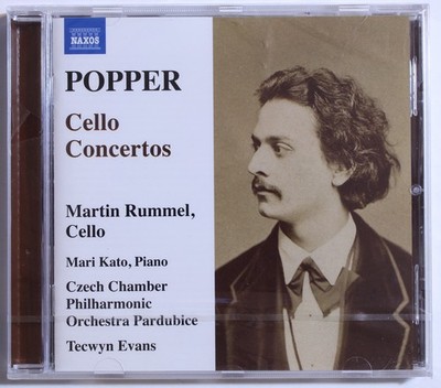 DAVID POPPER Cello Concertos 1-4 Martin Rummel Tecwyn Evans Classical CD