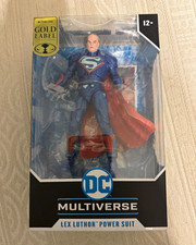 McFarlane Toys Lex Luthor DC Multiverse 7  Action Figure Gold Label w  Cape