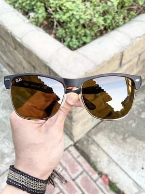 Ray-Ban Clubmaster Oversized RB4175 Sunglasses - Ban Square Ray
