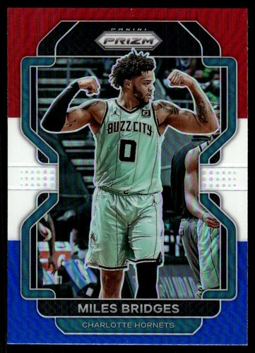 Miles Bridges 2021-22 Panini Prizm #132 Charlotte Hornets SEE SCAN! FREE SHIP