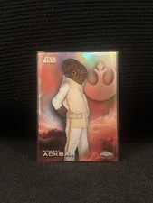 2025 Topps Chrome Star Wars Admiral Ackbar 1 Refractor