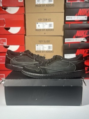 Size 10.5M - Jordan 1 Retro Low OG SP x Travis Scott Black Phantom - Ships Fast
