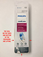 3 Sonicare GUM HEALTH ProResults Replacement Toothbrush Heads Sonic Care GENUINE