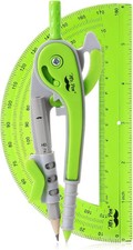 Mr. Pen- Geometry Compass and Protractor Set, 6 Inch Compass, 6 Inch Protractor