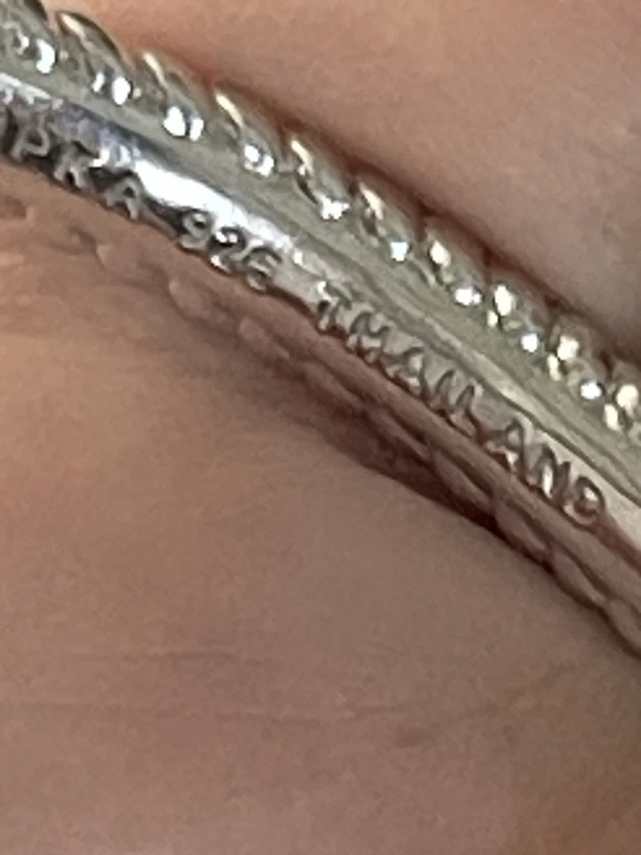 Pulseira de ametista roxa prata 925 Judith Ripka - Imagem 4 de 4