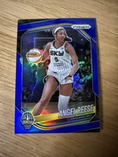 2025 Panini Prizm WNBA Angel Reese True Blue Prizm /199 Sky #92