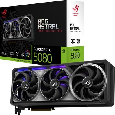 ASUS ROG Astral GeForce RTX 5080 16GB GDDR7 OC Gaming Grafikkarte Blitzversand!