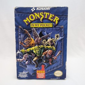 Monster in My Pocket Nintendo Entertainment System NES Complete CIB No Figure
