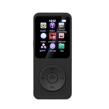32 GB MP3 Player 1,8 Zoll Bluetooth  FM Radio Music Voice Recording Schwarz