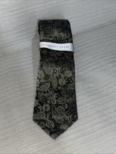 GEOFFREY BEENE Multicolor Paisley Silk Classic Tie