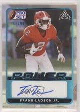 2021 Leaf Pro Set Power Platinum Spectrum Foil 58/99 Frank Ladson Jr Auto a6l