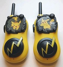 Pokemon Pikachu Walkie Talkies 2018 Two  Way Radio Set Tested Working