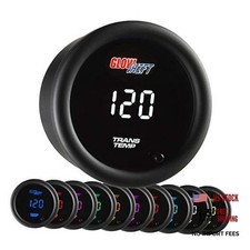 10 Color Digital 300F Transmission Temperature Gauge Kit - Includes 1/8-27