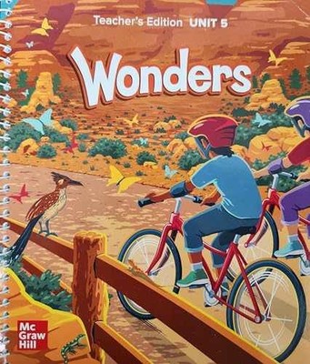 Wonders Grade 3 National Teacher's Edition Unit 5 - Spiral-bound - Very Good