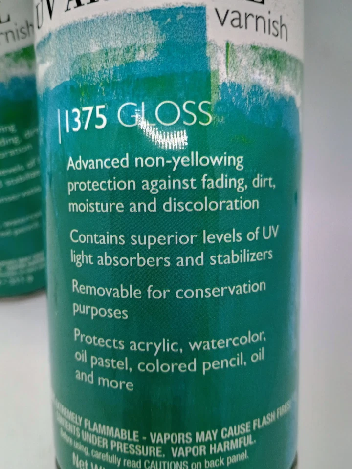 2 Krylon K01375000 Gallery Series UV Archival Varnish Aerosol Spray, Gloss,11 oz - Image 3 of 3