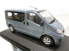 Opel Vivaro Break Vitre 2010 Ice Blue Dealer Box Minichamps 1:43 Van Bleu