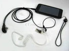 Surveillance Security Earpiece Acoustic Tube Mic for Phones 3.5mm iPhone New