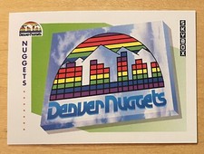 Denver Nuggets Team Logo 1991-92 Sky Box Basketball Card #357 Mint