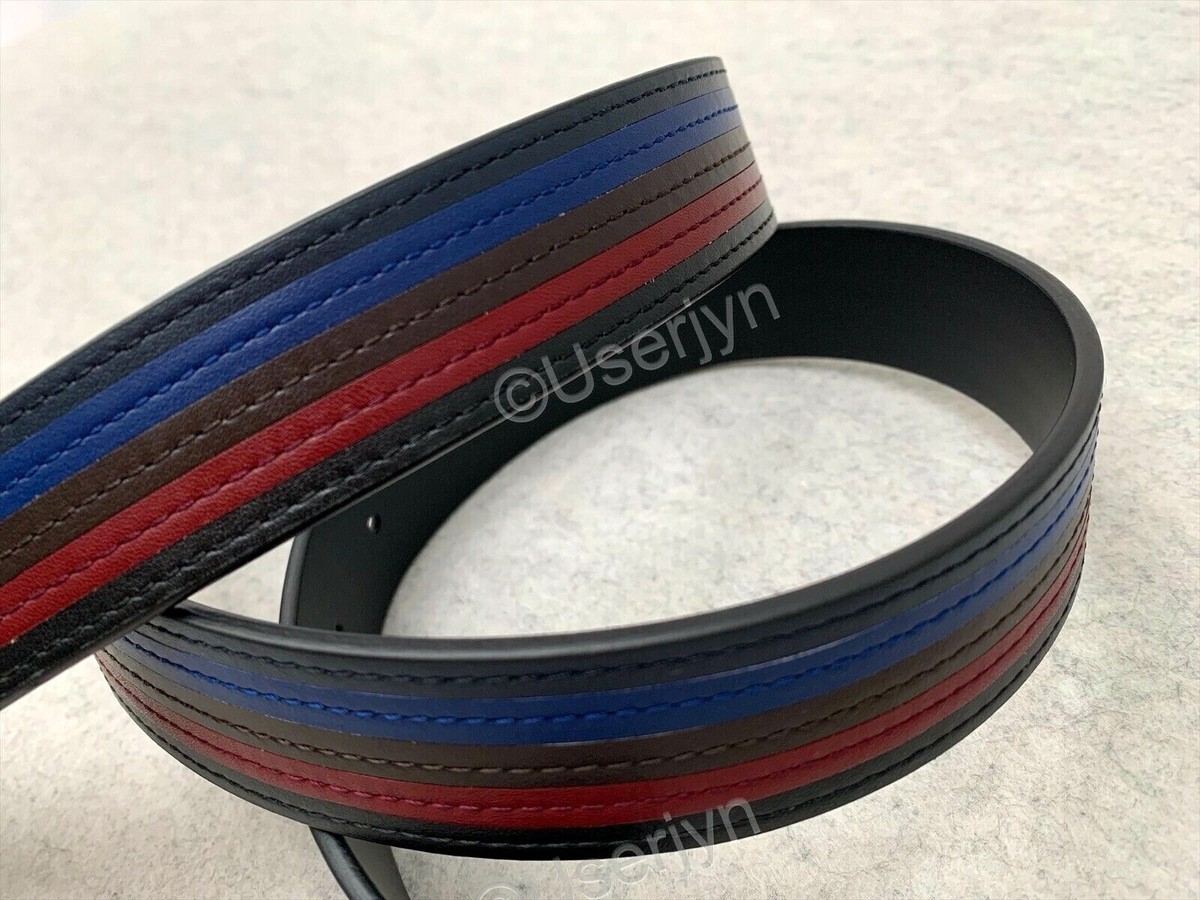 Paul SmithポールスミスPS Logo Webbing Beltベルト ロゴバックル レザーベルト（ダークブラウン） ｜ポール・スミス