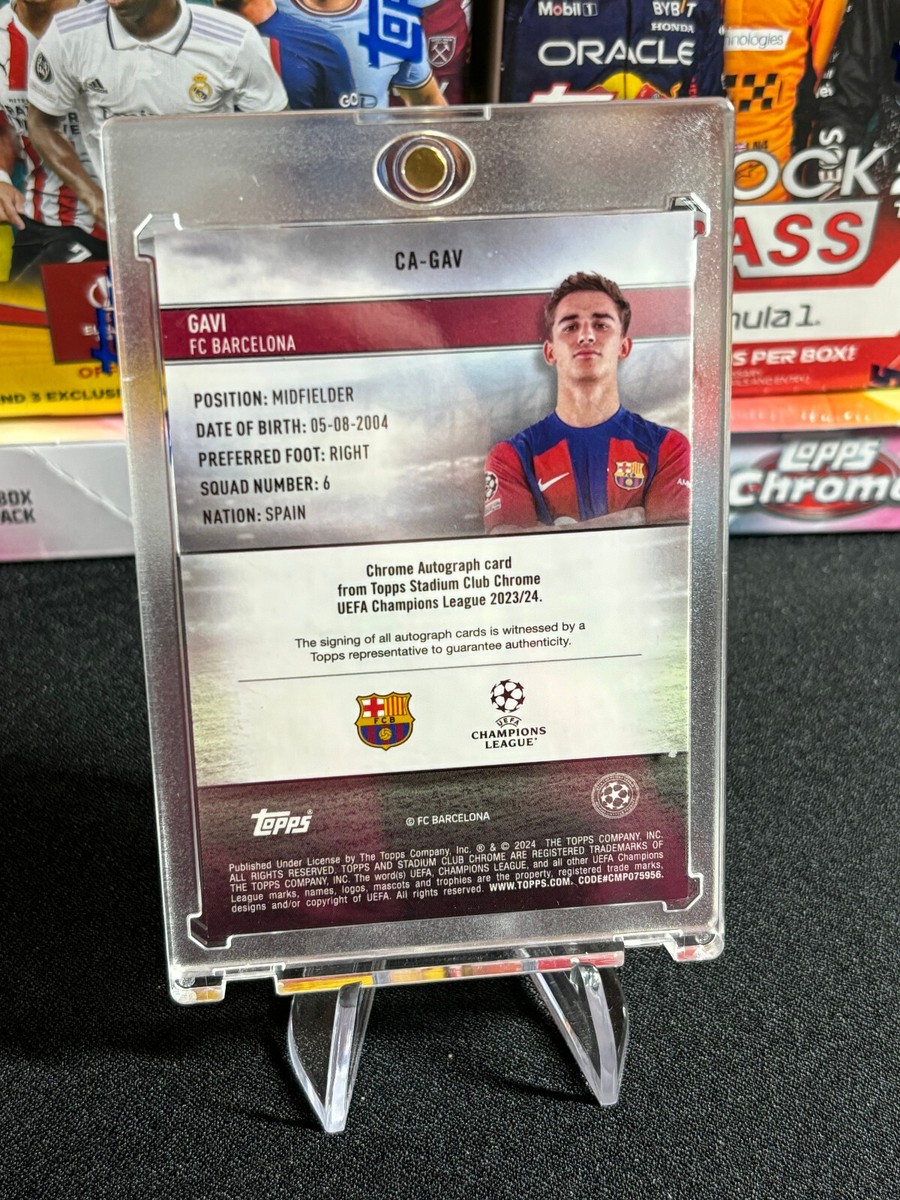 8/10まで! FCBarcelona Gavi CLパッチ付き23-24 Nike Barcelona Home Gavi 6 Jersey 2023-2024 (Cup Style Printing)